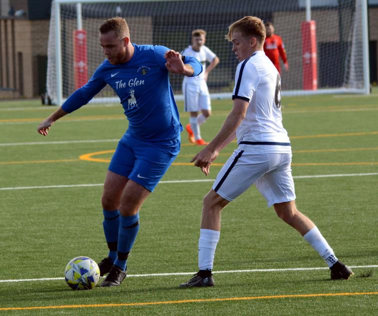 Joe Leahy- captain shows a neat touch for Bridge